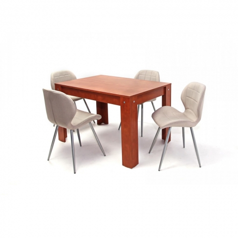 Kis Félix asztal 120-as Calvados + 4 db Ervin szék