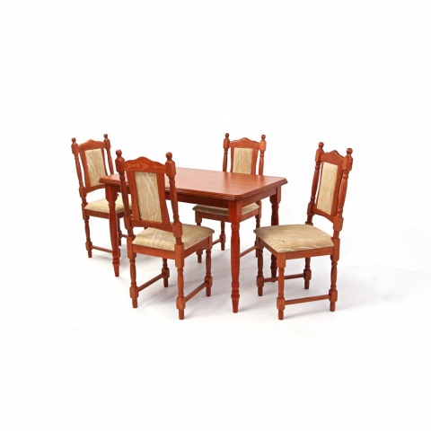 Kis Wénusz asztal 120-as Calvados + 4 db Wénusz szék